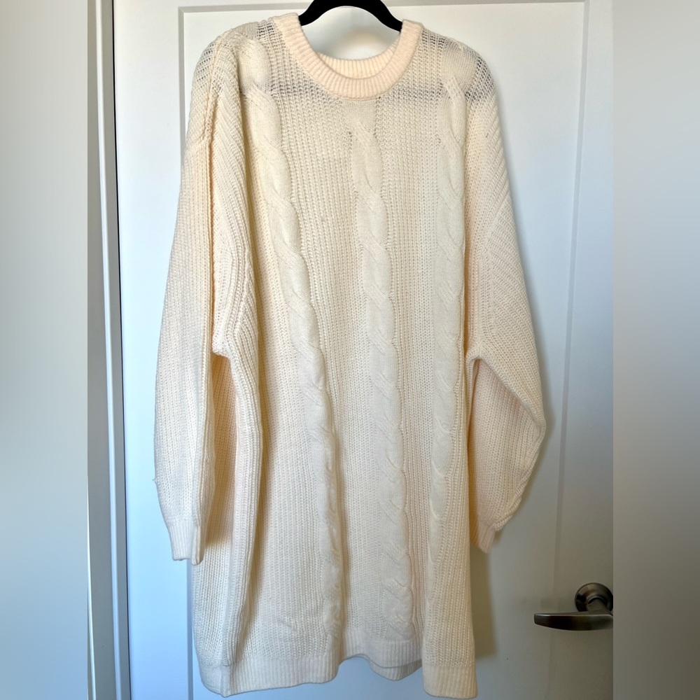 Ivory Sweater Dress- NWT